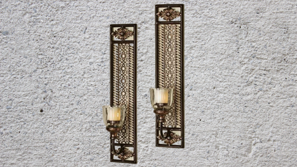 oversized wall sconces for candles