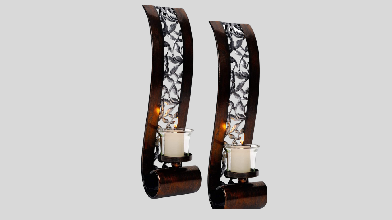 extra large wall sconces for candles